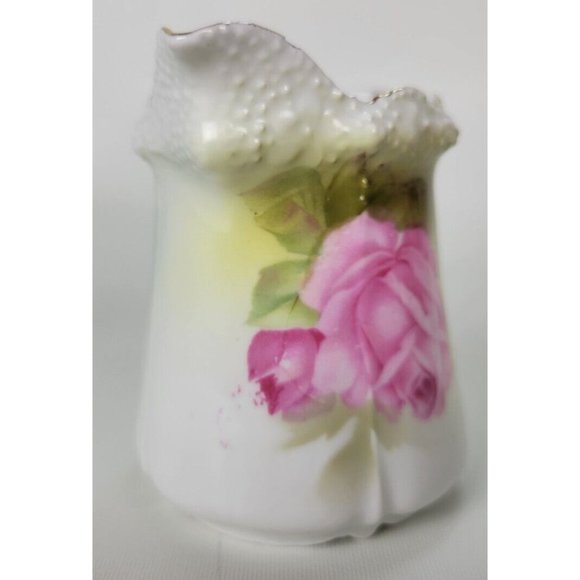 Vintage RS Germany Floral Creamer Roses Tillowitz - Picture 4 of 7